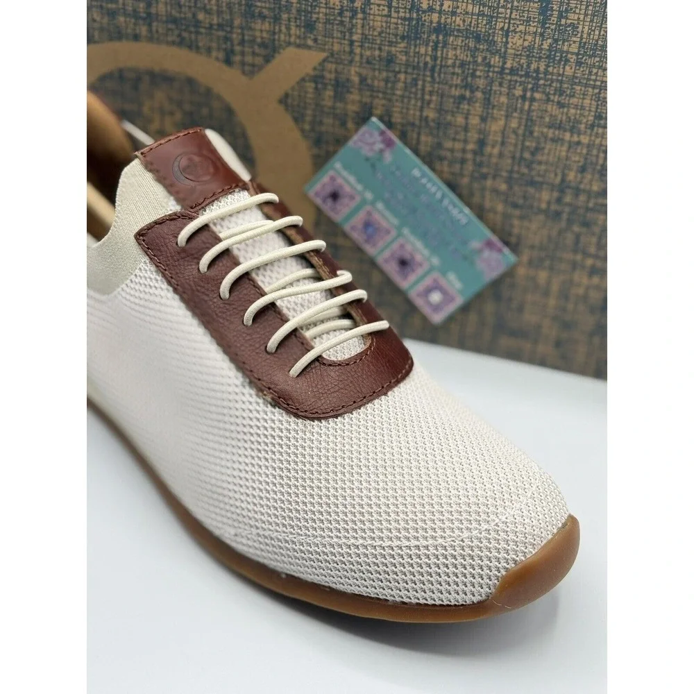 Born Crown Barrett Men's Casual Sneakers White Size 11 - Lightweight Knit